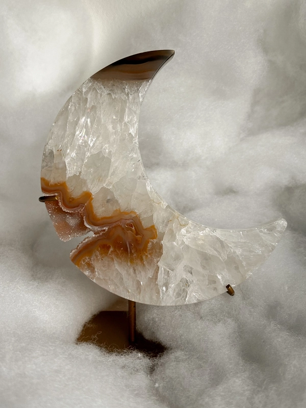 mezzaluna in Quarzo e Golden Healer